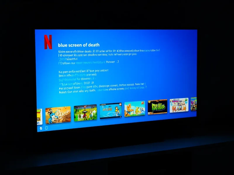 Windows представила новое обновление: «Синий экран смерти» теперь с функцией Netflix и мини-играми